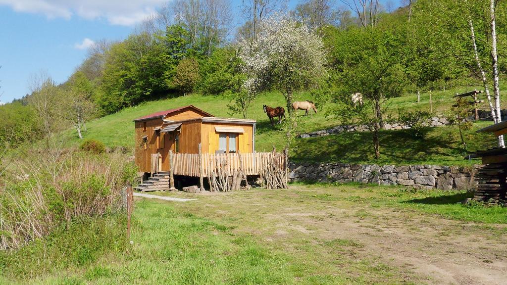 La Roulotte Du Bucheron Lapoutroie Kültér fotó